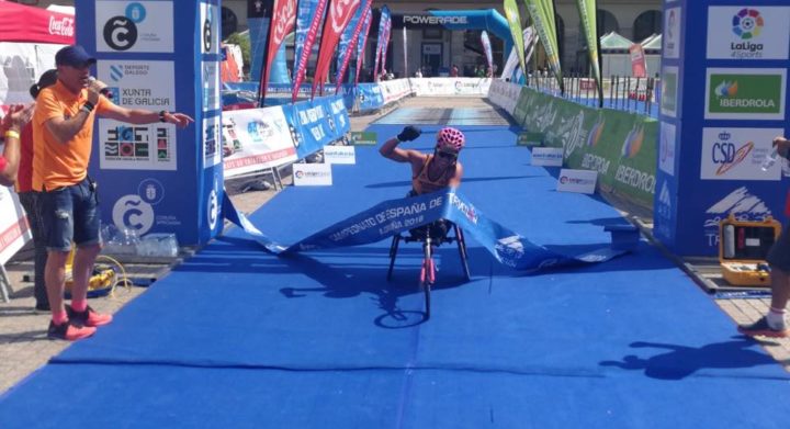 Campeona De España De Paratriatlón