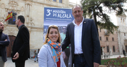 Eva Moral y Fermín Cacho para la III Maratón de Alcalá