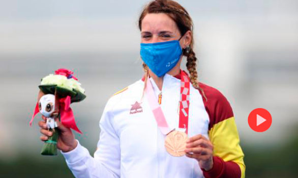 Entrevista de la Cadena Ser a Eva Moral, medalla paralímpica en triatlón